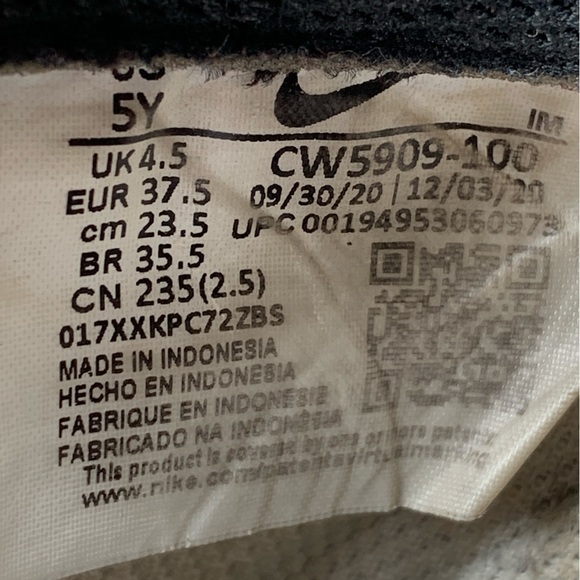 Nike Air Force 1 LV8 Shoes Women’s Sz 6.5 - Picture 10 of 10